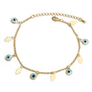 Enamel & Stones Charm Bracelet