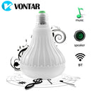 Wireless Bluetooth Speaker+12W RGB Bulb LED Lamp with Remote Control