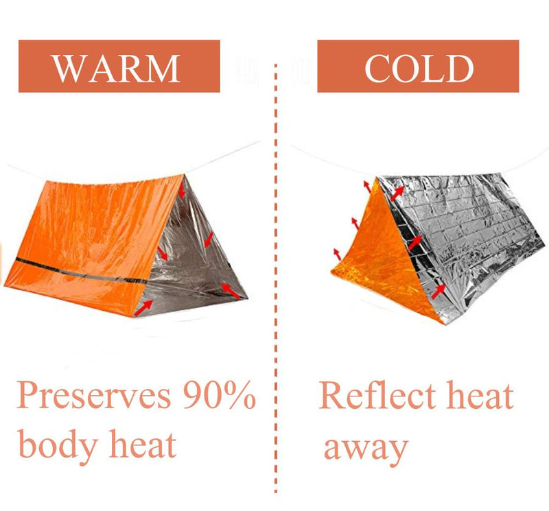 2-Person Thermal Waterproof Emergency Shelter