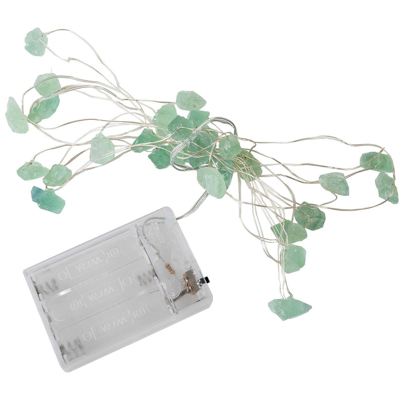 Green Crystal Stone String Lights
