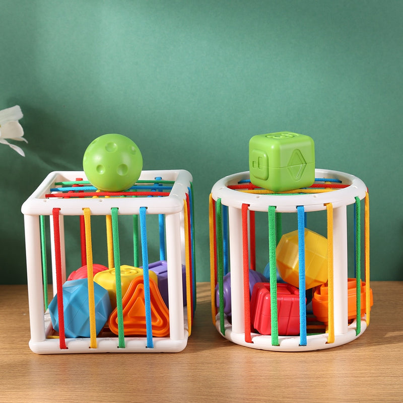 Baby Blocks Shape Sorter & Color Recognition Toy