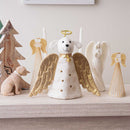 Golden Angel Dog Artisan Christmas Decoration