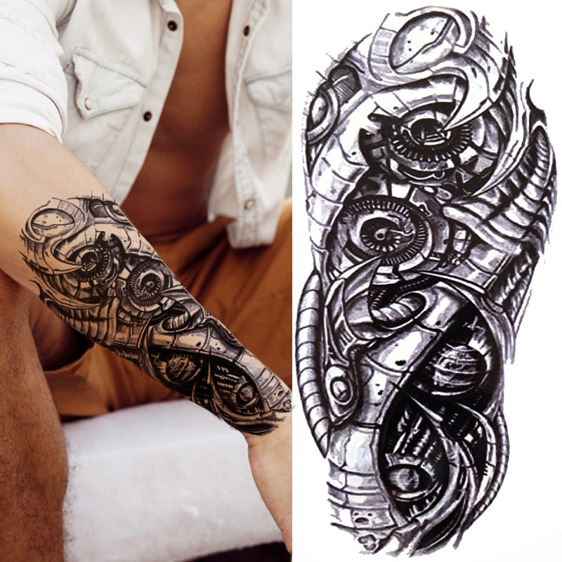Black Forest Arm Tattoo Sticker