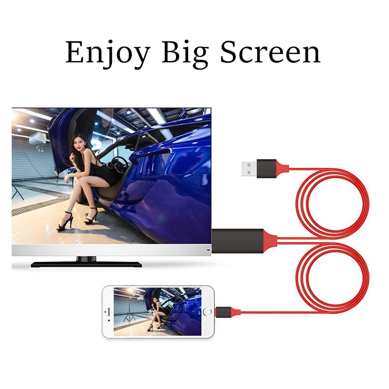 1080P HDTV Cable AV Adapter for iPhone