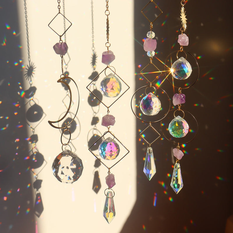 Crystal Light Catcher Room Decor