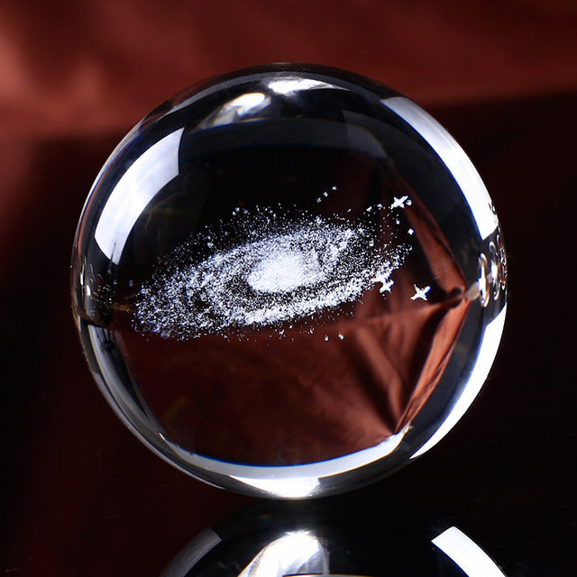 Galaxy Miniature 3D Crystal Ball