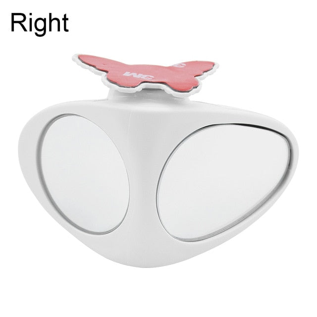 Rotatable 2-Side Blind Spot Convex Mirror