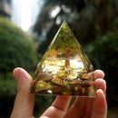 Tree of Life Orgonite Pyramid