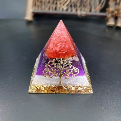 Tree of Life Orgonite Pyramid