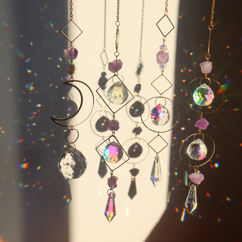 Crystal Light Catcher Room Decor