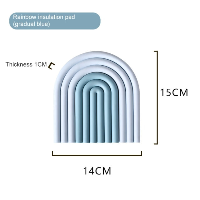 Rainbow Silicone Table Insulation Pad