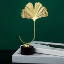 Golden Ginkgo Leaves Miniature Figurine