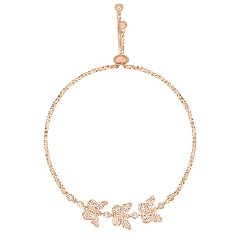 Butterfly Crystal Zircon Bracelet