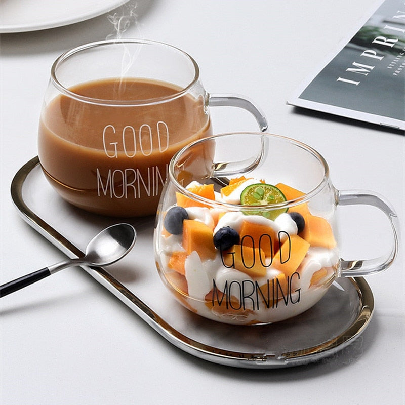 Creative Glass Coffee Mug