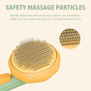 Pumpkin Self Cleaning Slicker Comb for Pets