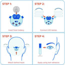 LED light false eyelashes