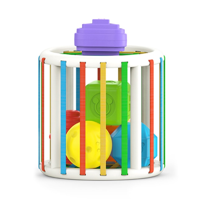 Baby Blocks Shape Sorter & Color Recognition Toy