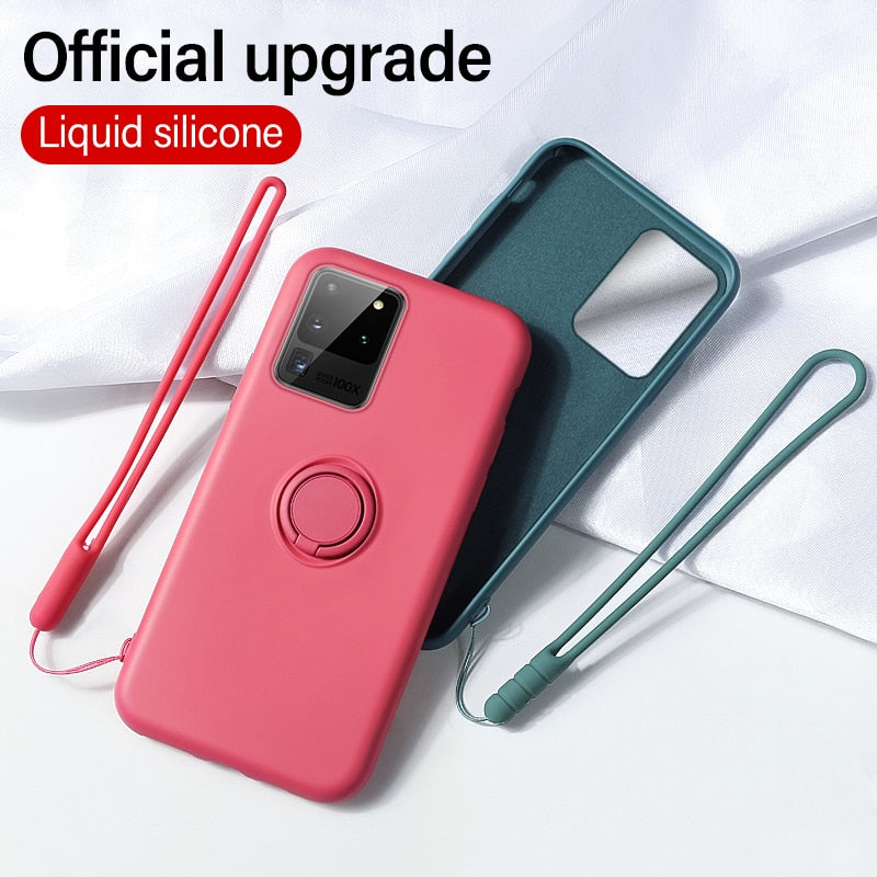 Ultra-Thin Silicone Magnetic Phone Case Holder