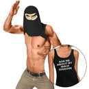 NINJA DISGUISE Flip Shirt - Funny Graphics T-Shirt