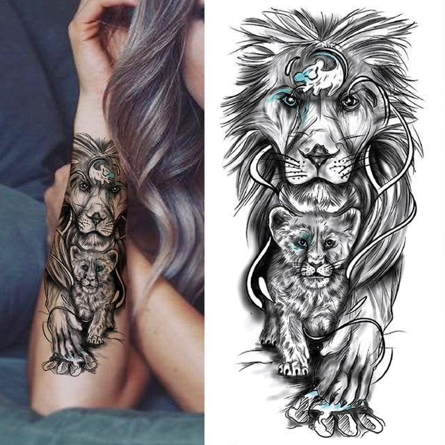 Black Forest Arm Tattoo Sticker