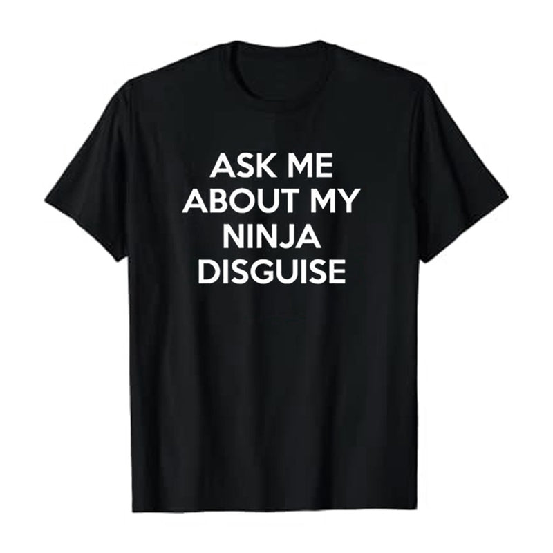 NINJA DISGUISE Flip Shirt - Funny Graphics T-Shirt