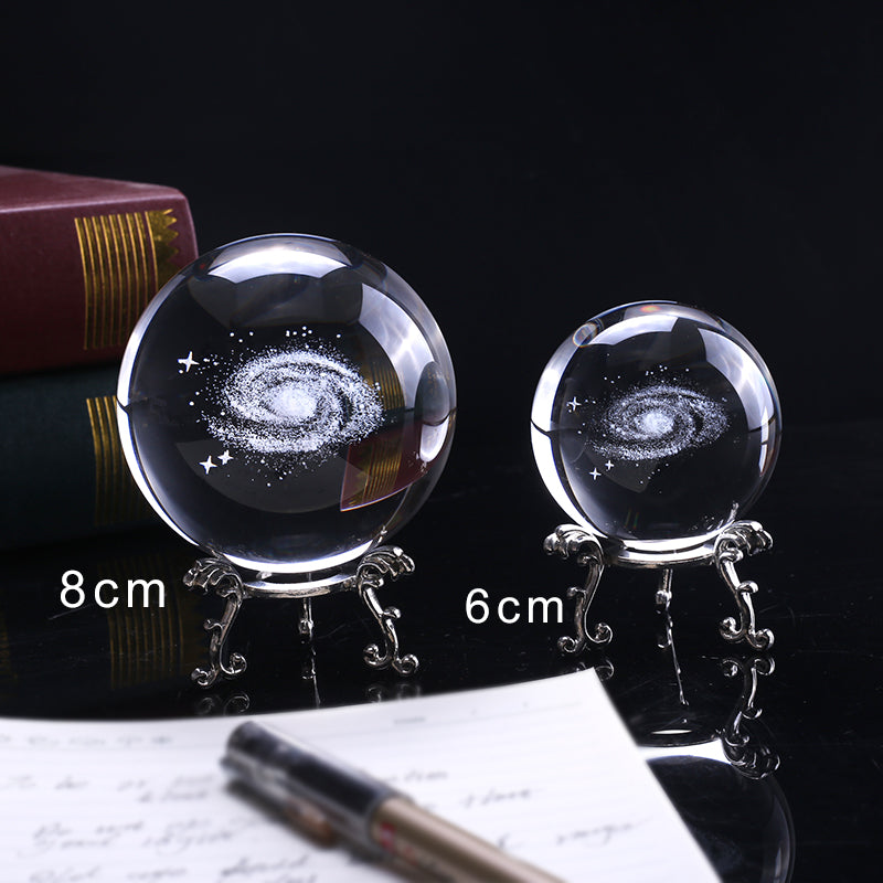Galaxy Miniature 3D Crystal Ball