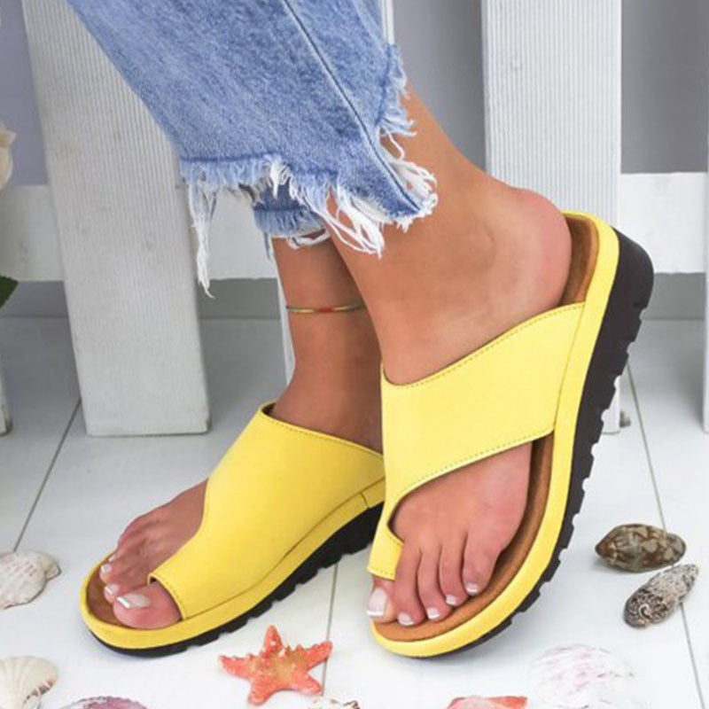 Women Flat Sole Toe Bone Corrector Sandals