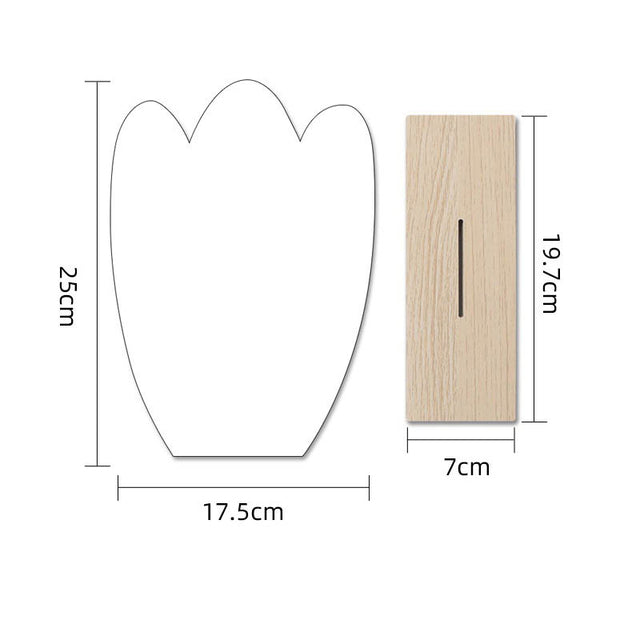 Irregular Acrylic Makeup Mirror