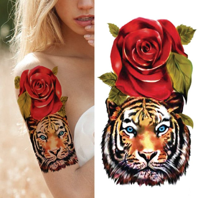 Black Forest Arm Tattoo Sticker