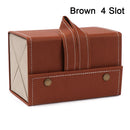 Portable Eyeglasses PU Leather Case Organizer