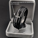 Boho Leather Charm Bracelet