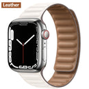 Leather Link For Apple Watch Band