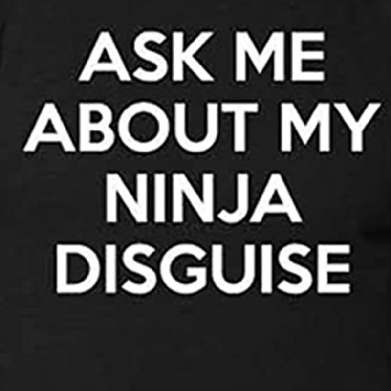 NINJA DISGUISE Flip Shirt - Funny Graphics T-Shirt
