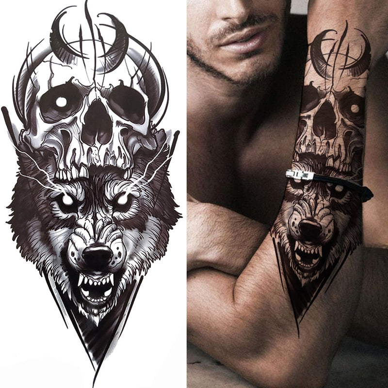 Black Forest Arm Tattoo Sticker