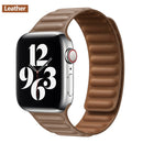 Leather Link For Apple Watch Band