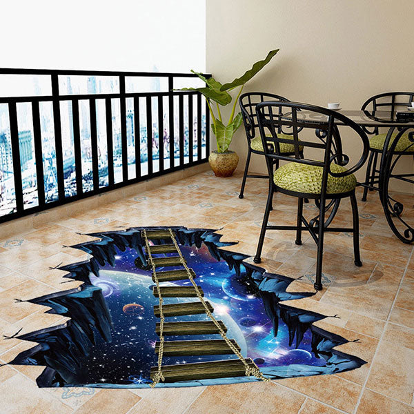 NEW 3D Cosmic Space Wall Sticker