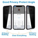Glass Privacy Metal Phone Case For iPhone 14