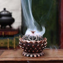 Retro Lotus Incense Burners
