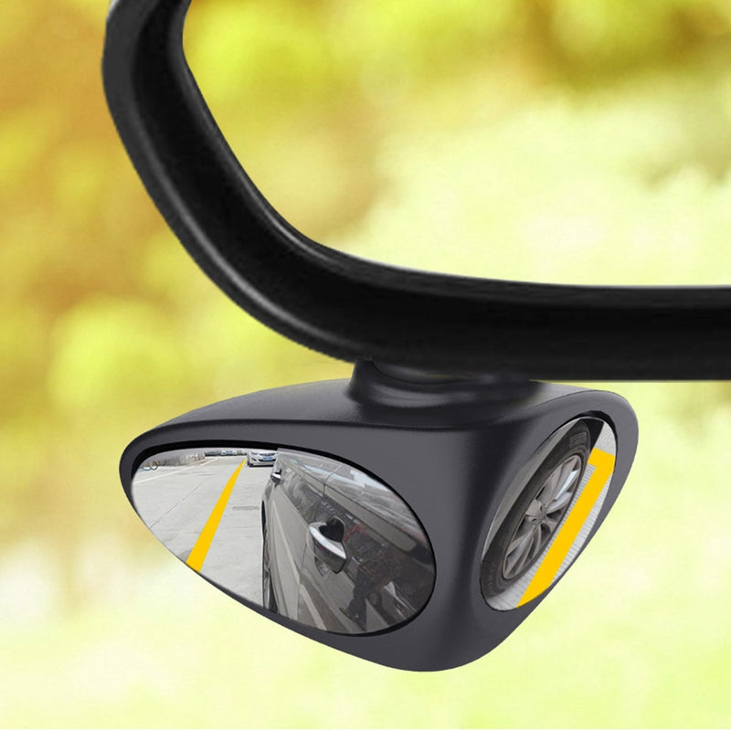 Rotatable 2-Side Blind Spot Convex Mirror