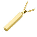 Minimalist Stainless Steel Bar Necklace