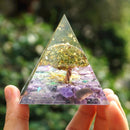 Tree of Life Orgonite Pyramid