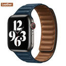 Leather Link For Apple Watch Band