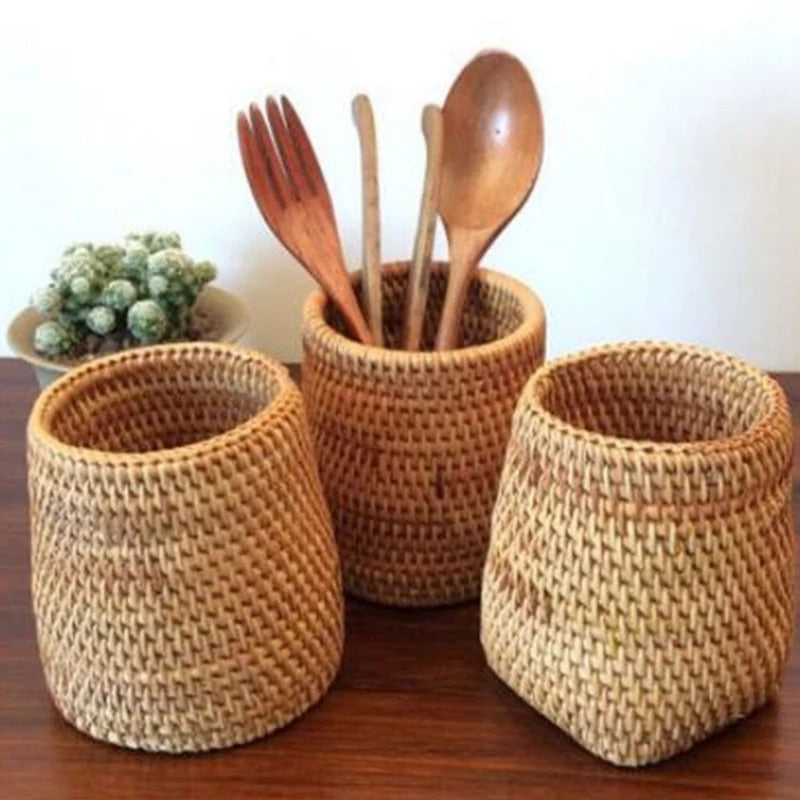 Rattan Weaved Eco-Friendly Storage Baskets