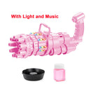 Electric Bubble Machine Toy Gun