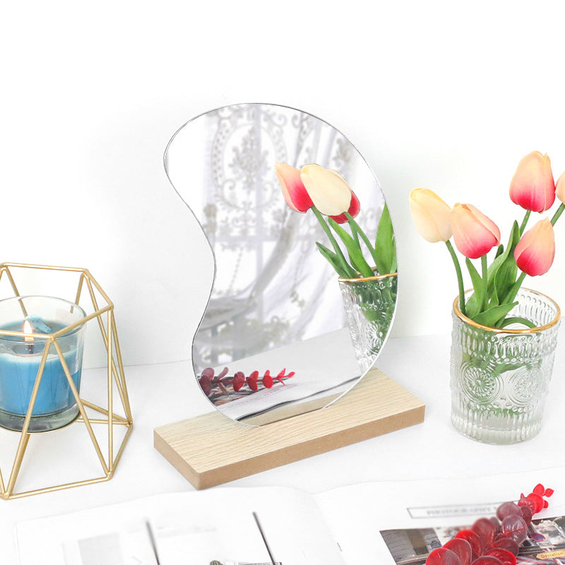 Irregular Acrylic Makeup Mirror