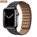 Leather Link For Apple Watch Band
