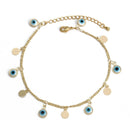 Enamel & Stones Charm Bracelet