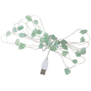 Green Crystal Stone String Lights
