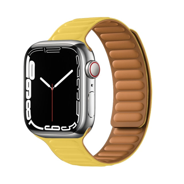 Leather Link For Apple Watch Band
