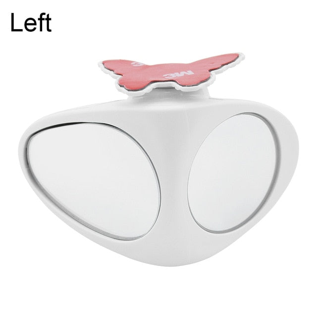 Rotatable 2-Side Blind Spot Convex Mirror